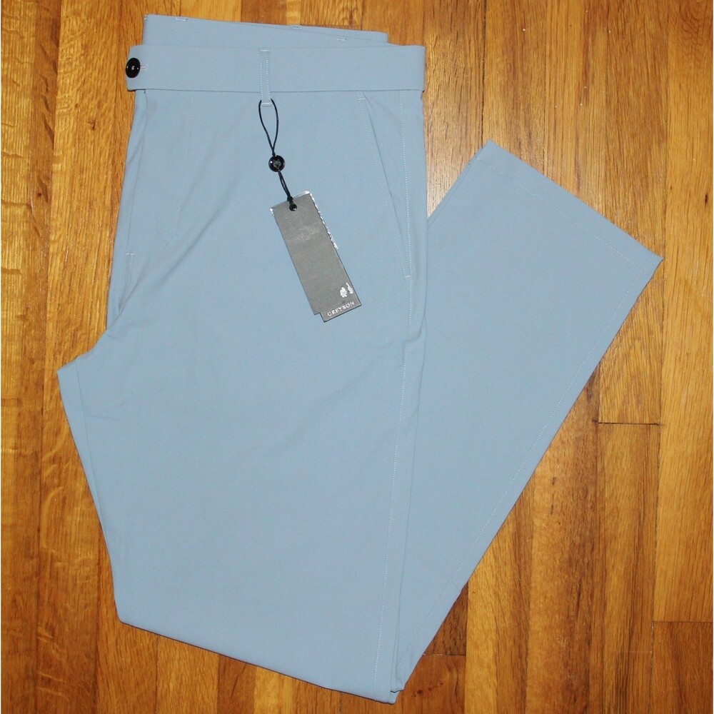 Greyson Montauk Golf Trousers Pants Mens 38x32 Bonneville Blue